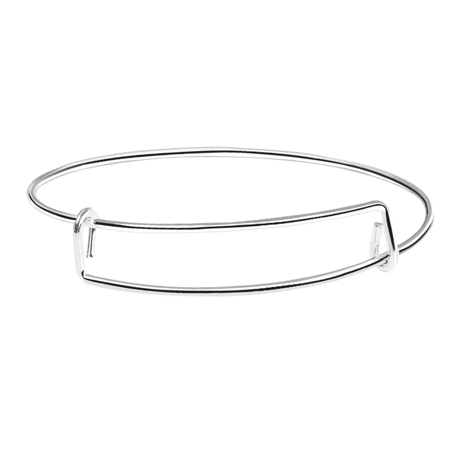 

100Pcs Silver 65mm Blank Bangles Bangles Bracelet Making Kit for DIY Charm Bangle Jewelry Finding