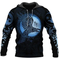 viking pattern men%e2%80%98s hoodie 3d all over printed unisex springautumn casual pullover loose zip hoodies streetwear dropshipping