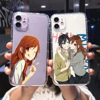 miyamura izumi horimiya anime clear phone case for iphone 12 pro max case for iphone 7 6 6s 7 8 plus 13 pro max 11 cases