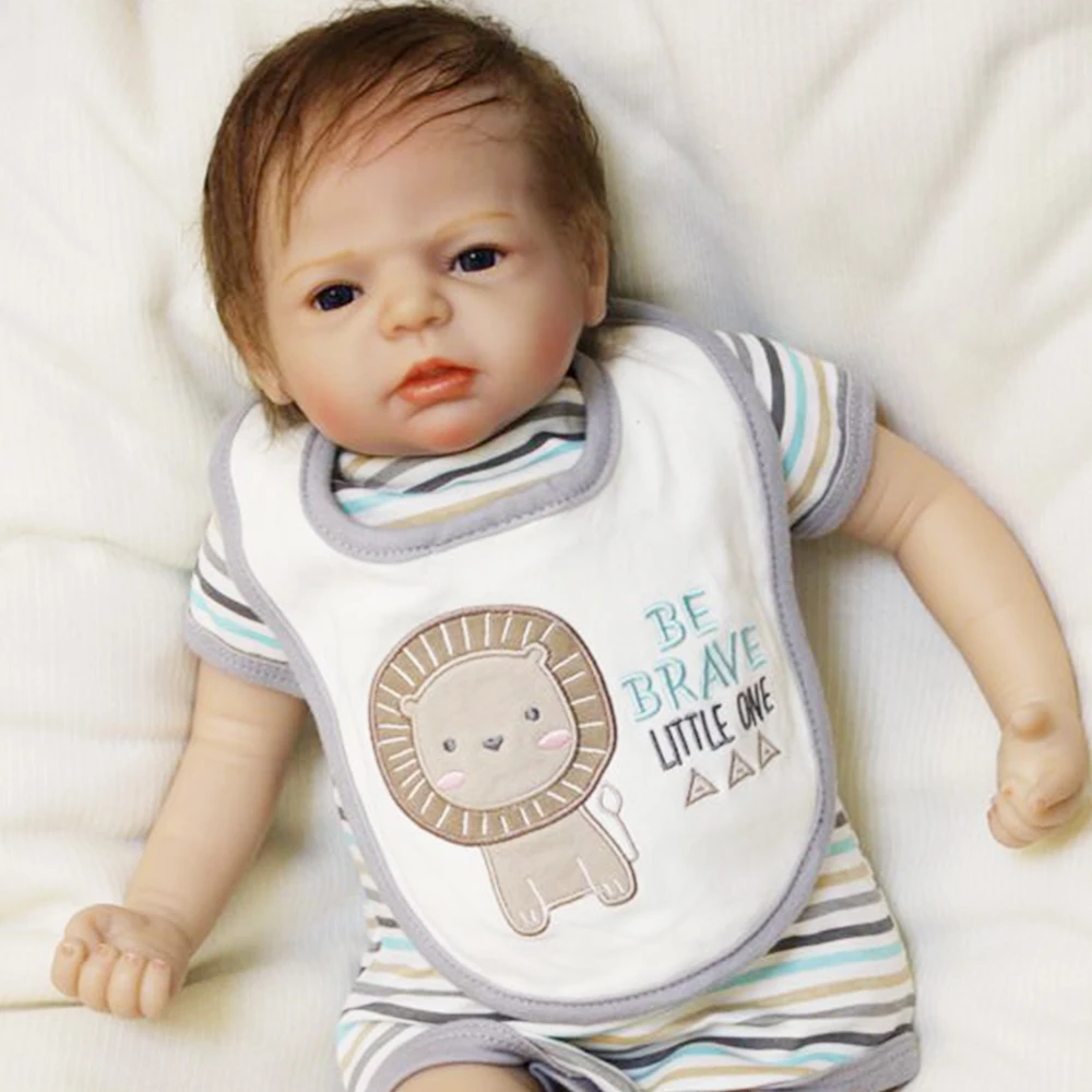 

OtardDolls Bebe Reborn 55cm Handmade Reborn Baby Doll Vinyl Silicone boneca toddler boy lifelike toys for Girls Birthday Gifts