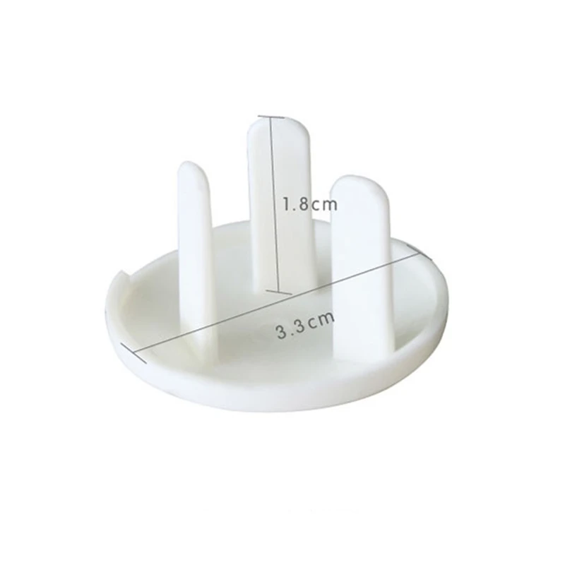 Tapones de seguridad el&eacute;ctricos para beb&eacute;s, tapas para enchufe para ni&ntilde;os, protectores de alimentaci&oacute;n, productos de seguridad para ni&ntilde;os, 10 Uds.-3