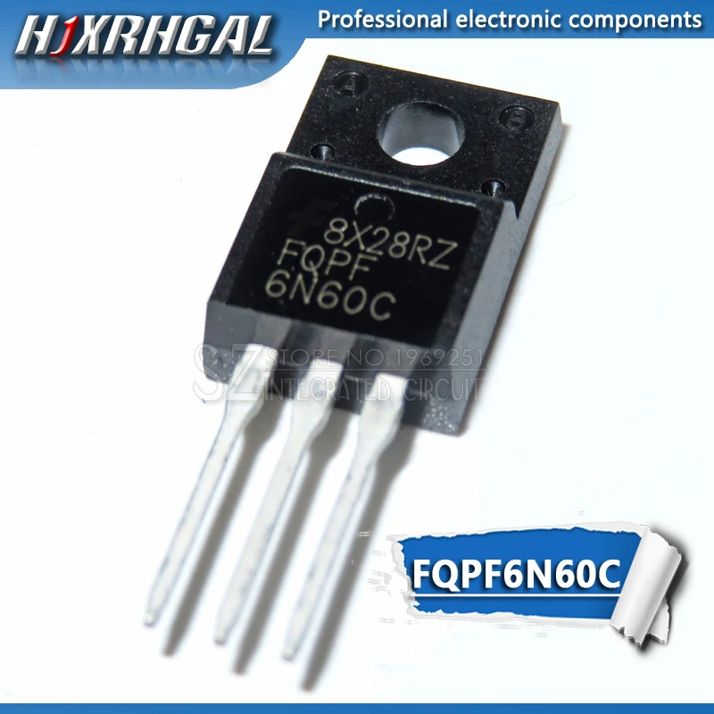 1 шт. FQPF6N60C TO 220F 6N60C 6N60 TO220F FQPF6N60|Интегральные схемы| |