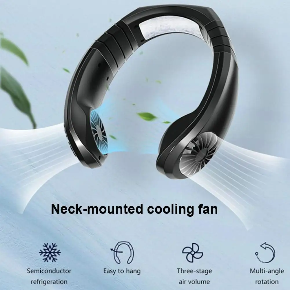 Портативный летний USB Перезаряжаемый мини кондиционер подвесной вентилятор для