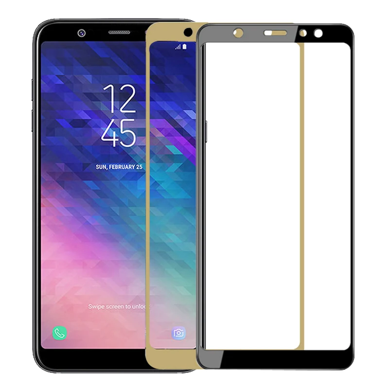 Защитное стекло для samsung galaxy a6 plus 2018 защита экрана samsun a6plus пленка gaxaly 6a закаленное