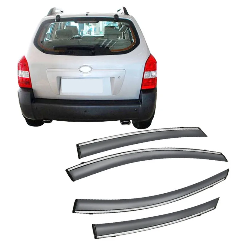 Автомобильный боковой оконный дефлектор подходит для Hyundai Tucson 2006 2007 2008 2009 козырек
