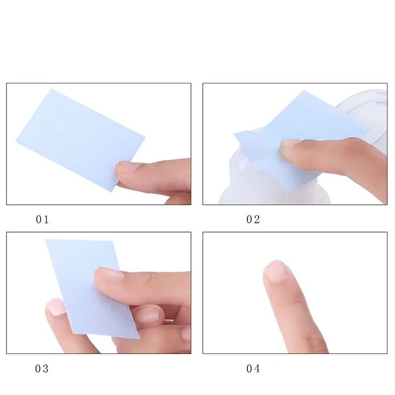 900 шт./упак. специальный маникюрный скраб для ногтей специальное полотенце ухода