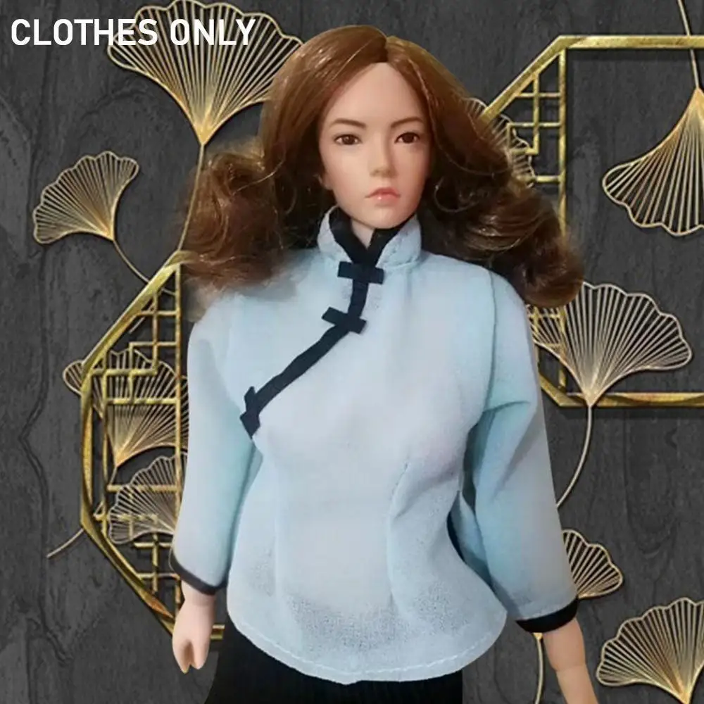 

1/6 Female Doll Clothes Model Republic Of China Student Wear Women Soldier School Uniform For 12" Figure Body Doll Toys