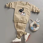 Комплект детской одежды, осенний спортивный костюм для мальчиков и девочек 12-6 лет