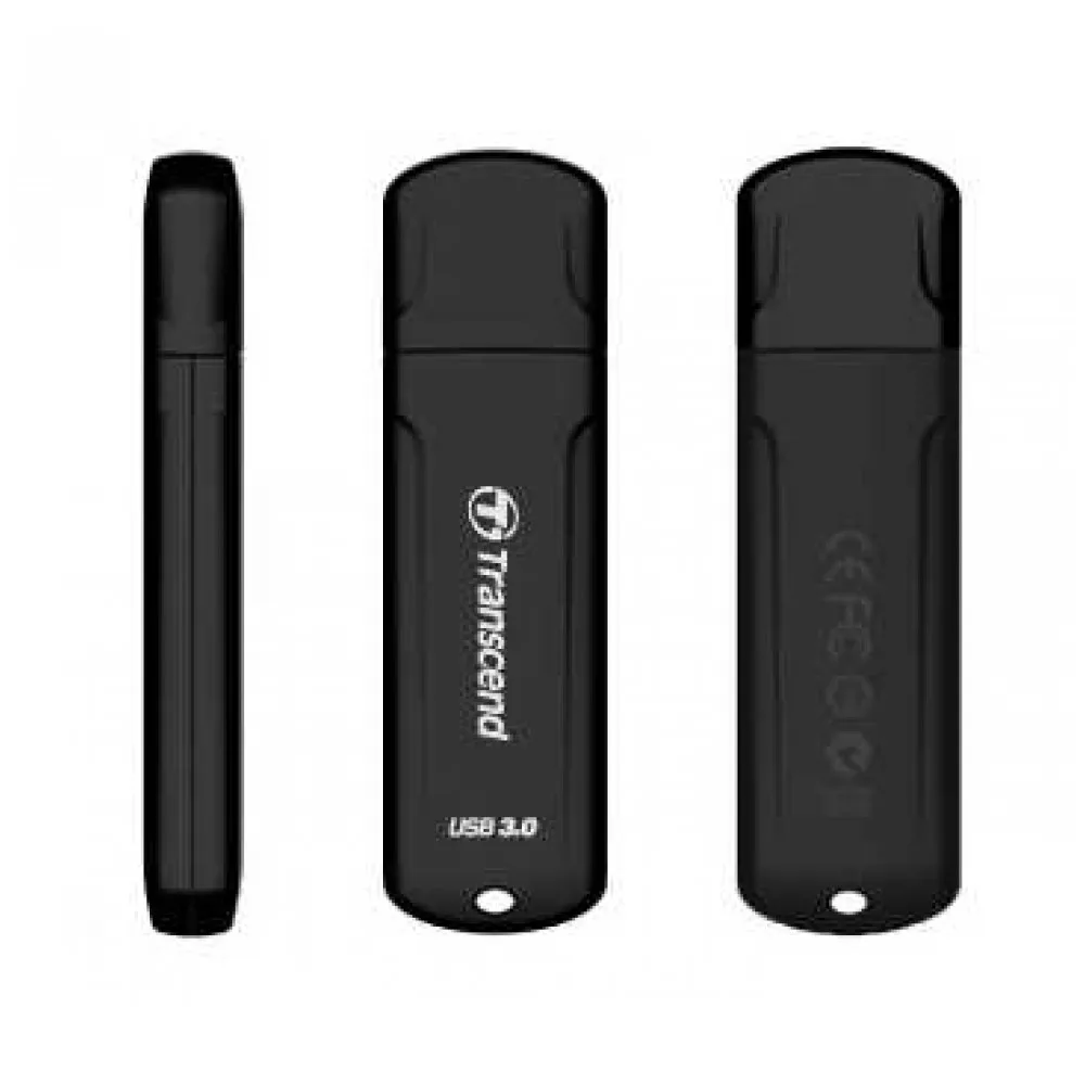 Флэш-накопитель 16GB JETFLASH 750 (черный 10 3г с крышкой) | Компьютеры и офис