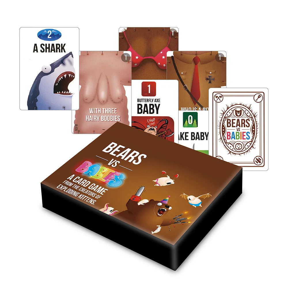 Настольная игра Bear VS Babie Basic NSFW расширительный пакет для взрослых и детей