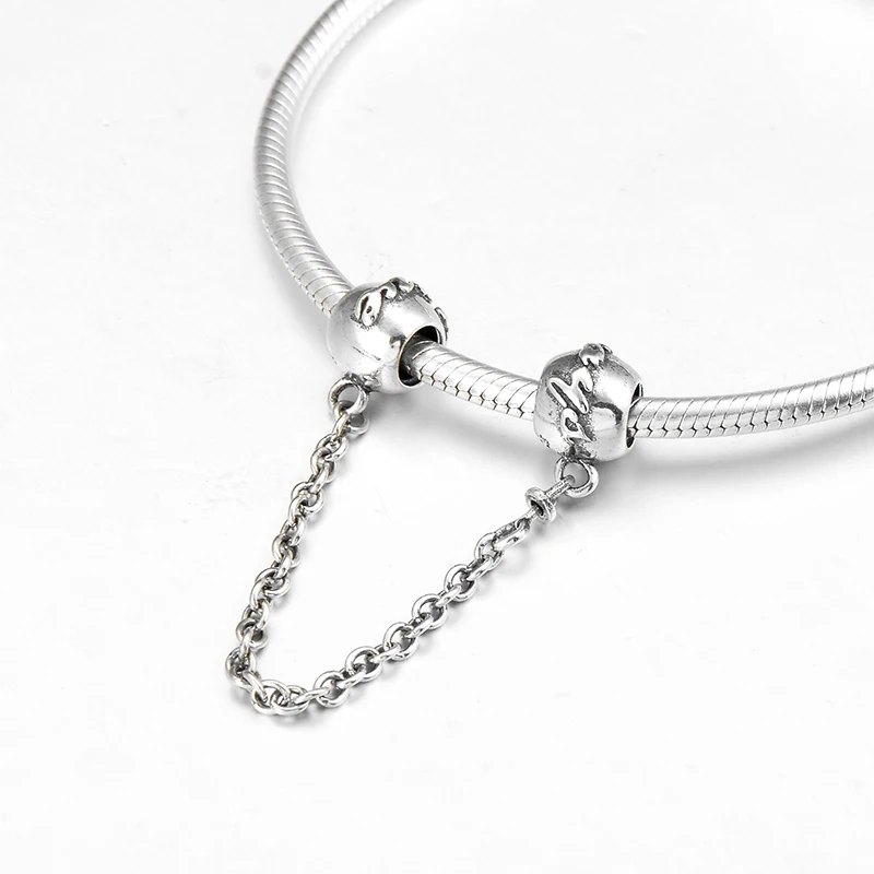 Круглые бусины-зажимы из серебра 925 пробы с буквенным узором | Украшения и