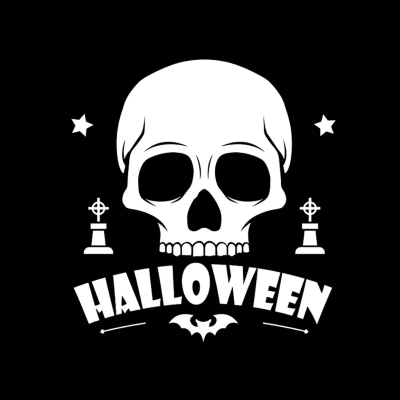 

Dawasaru Coolest Horror Ghost Face Skull Car Stickers Sunscreen Decals Laptop Suitcase Auto Motorcycle Decoration PVC,12cm*11cm