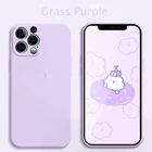 Силиконовый чехол для телефона с полным покрытием камеры для iphone 11, 12 Pro, Mini Max, X, Xs, Xr, 8, 7, 6, 6s Plus, 5 5s Se, Официальный качественный чехол