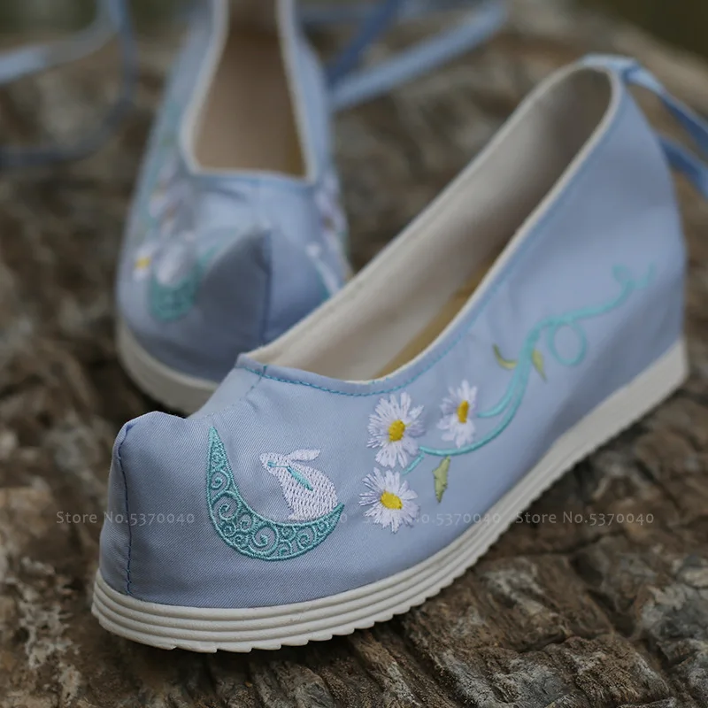 Тапки женские с вышивкой традиционная китайская танцевальная обувь в стиле