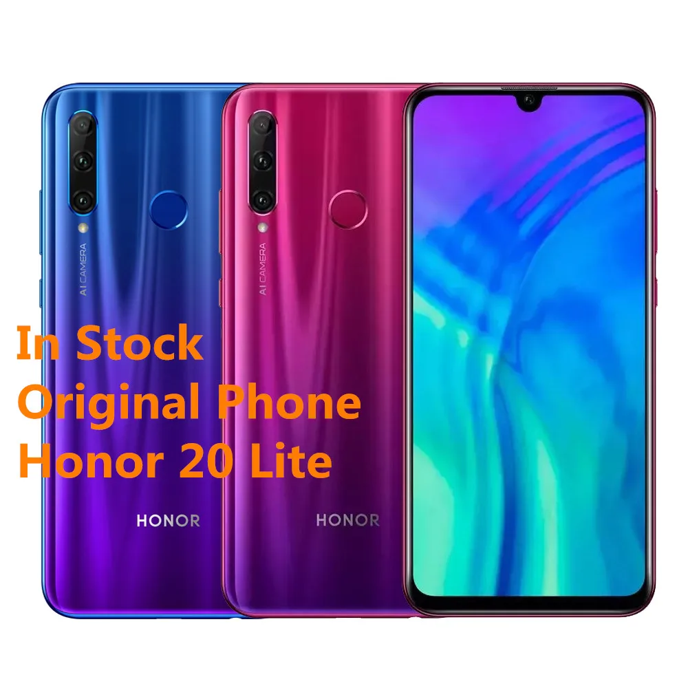Новый оригинальный мобильный телефон Honor 20 Lite 6 3 дюймов Восьмиядерный Kirin 710 8 ГБ