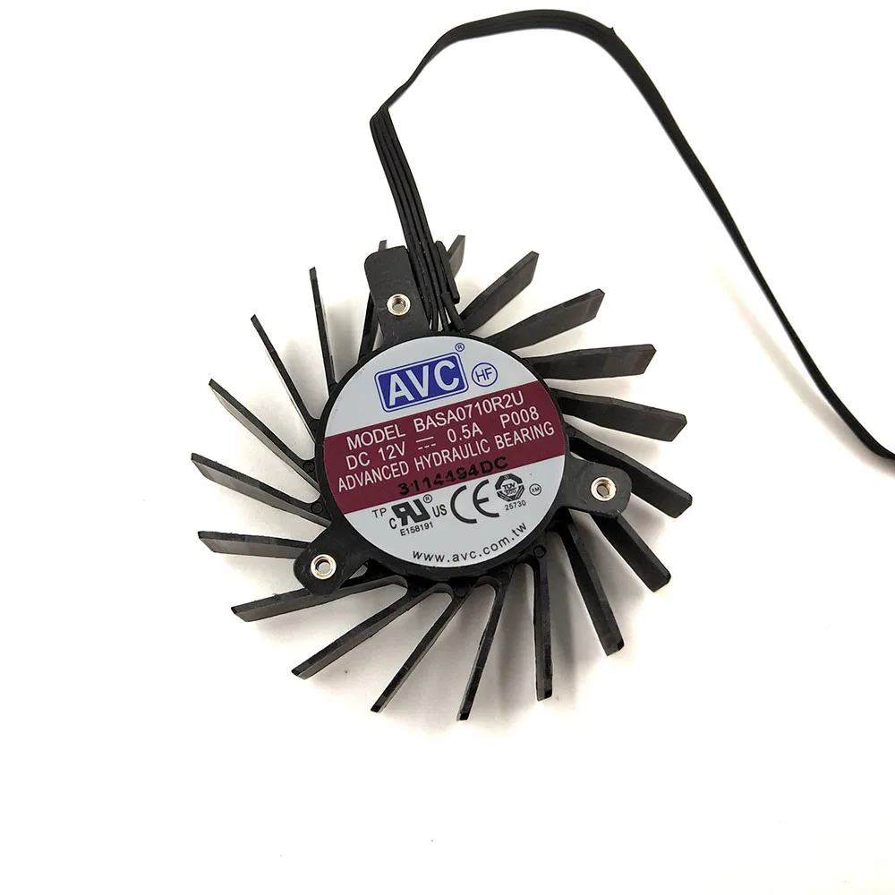 BASA0710R2U 4pin 0.5A VGA Cooler Fan For NVIDIA QUADRO Q4000 Video Graphics Cards Cooling | Компьютеры и офис