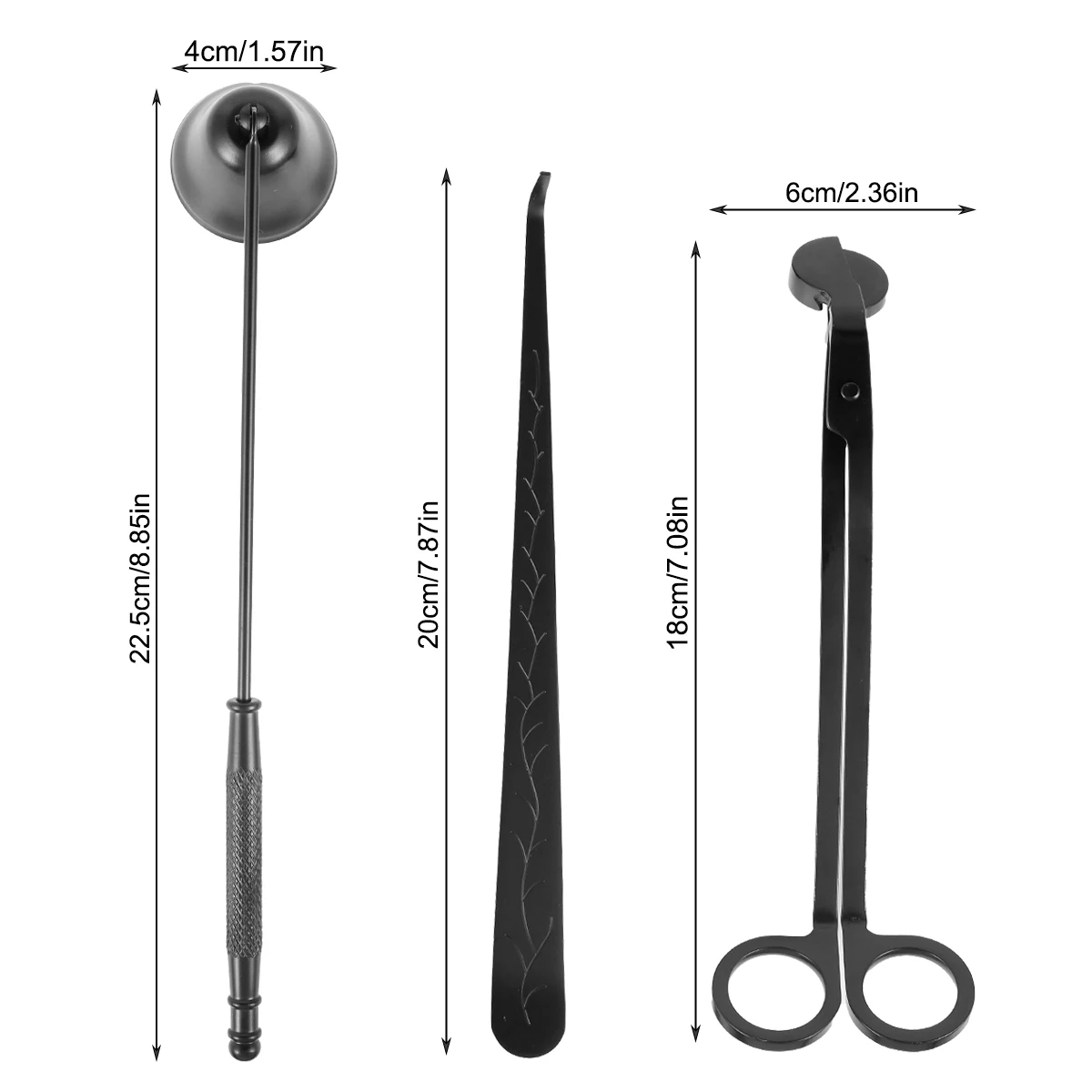 3 шт. свеча триммер для фитилей уютная фитиль из нержавеющей стали инструменты