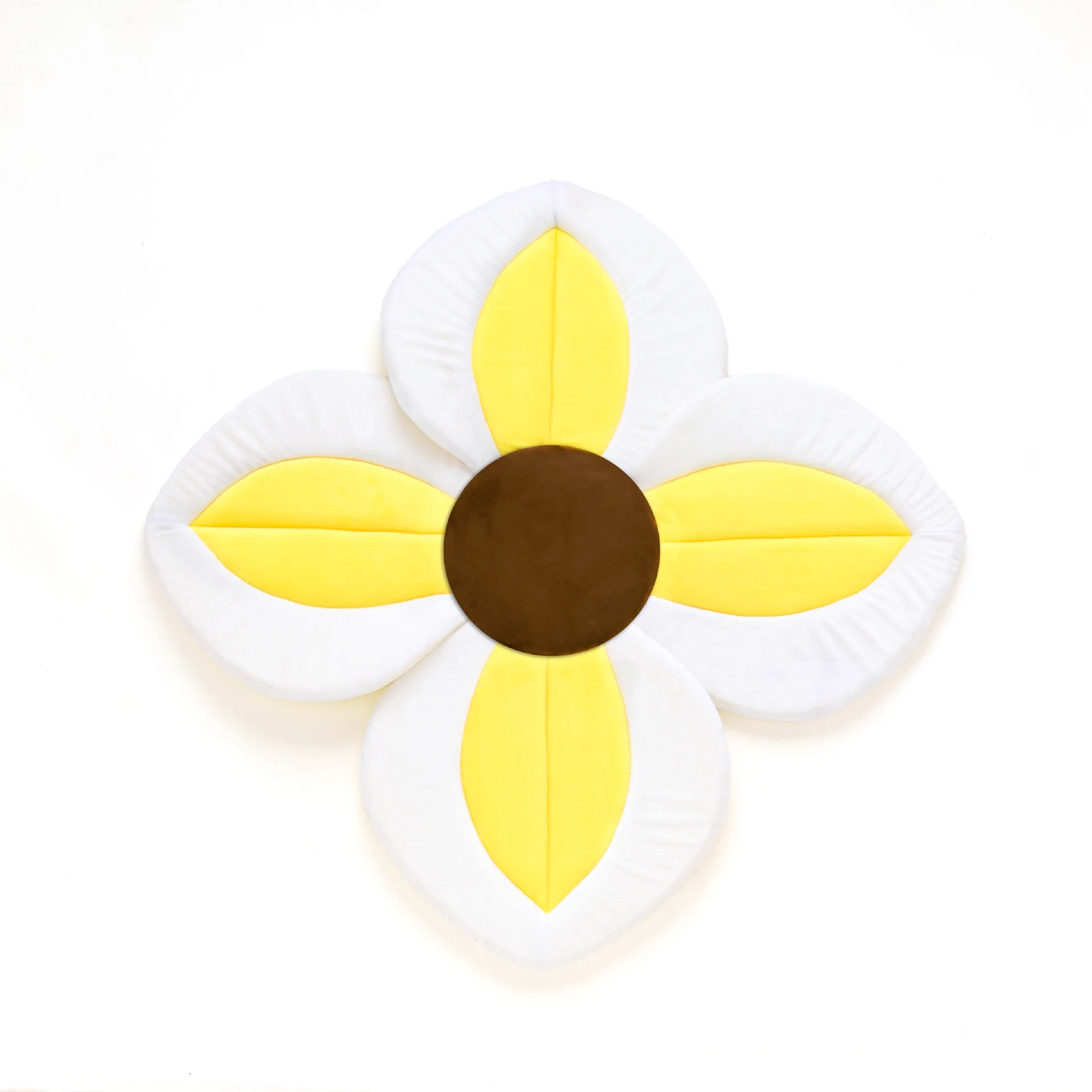 Yellow Детские лепестки, Коврик для ванны, цветочная ванна для новорожденных, складная лепестковая Цветочная подушка для душа, коврик для безопасности ребенка, лепестковая подушка для сиденья, посуда для ванной - Цвет: Yellow