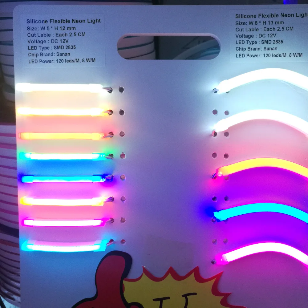 

Neon Flexible Strip Light Tape 5*12mm Soft Rope Bar SMD 2835 Waterproof 1m 2m 3m 4m 5m 6m 7m 8m 9m 10m DC12V white pink red blue