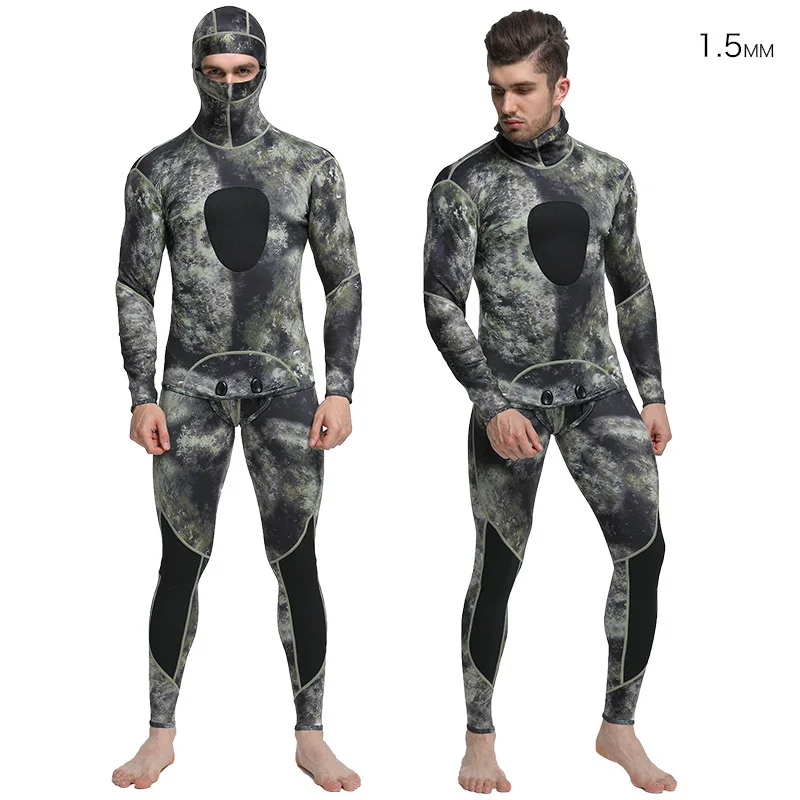 

Special Offer 1.5MM Neoprene Triathlon Spearfishing Sailing Clothing Swimsuit Diving Suit Men Rubber Scuba Snokeling WetSuit