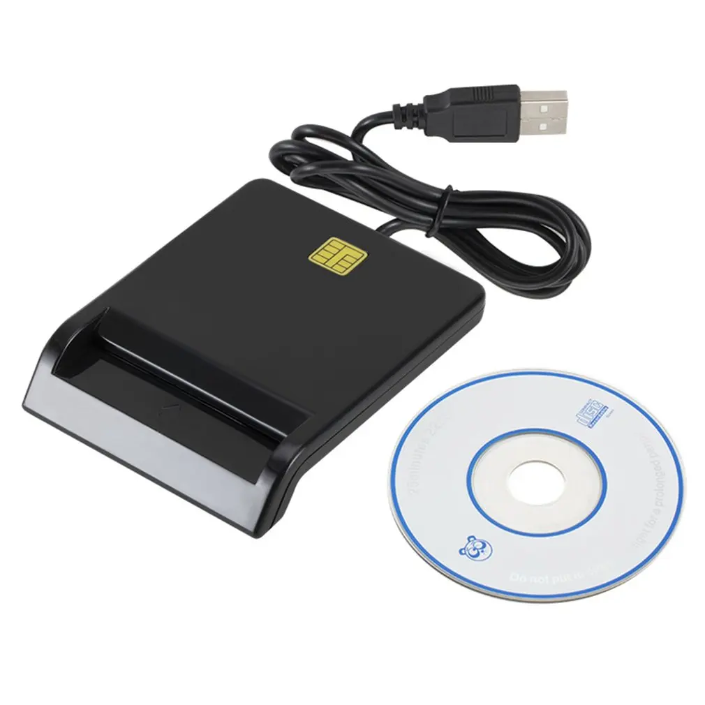 

Считыватель смарт-карт USB SIM для банковских карт IC/ID EMV SD TF MMC Кардридеры ISO 7816 для Windows 7 8 10 Linux OS