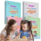 Книги для детей New4, волшебная записная книжка, многоразовая 3d-тетрадь для изучения каллиграфии, английского и английского языков, подарок