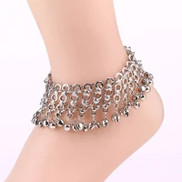 new 1pcs new fashion sexy vintage trend anklet chain lots bell beads ankle bracelet foot jewelry for women barefoot sandal