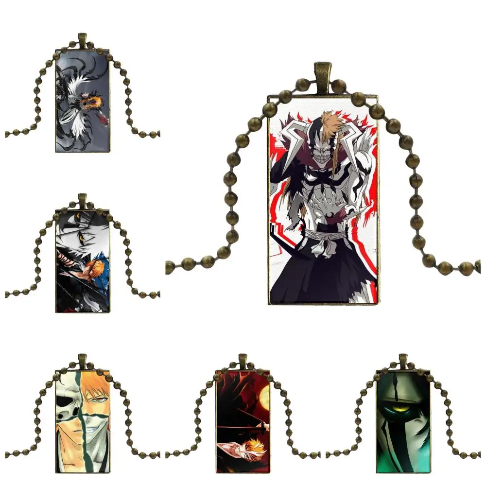 Для женщин колье японского аниме Bleach модное стекло кабошон кулон ожерелье с