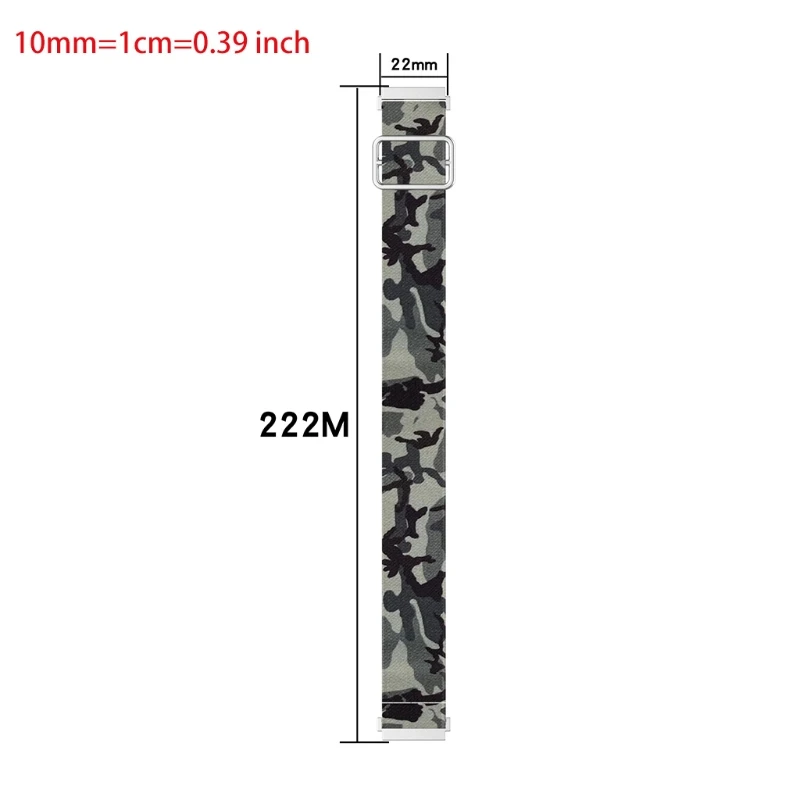 

Bracelet Strap Sports Adjustable Wristband Strap Elasticity Wristband Replacement For 22mm