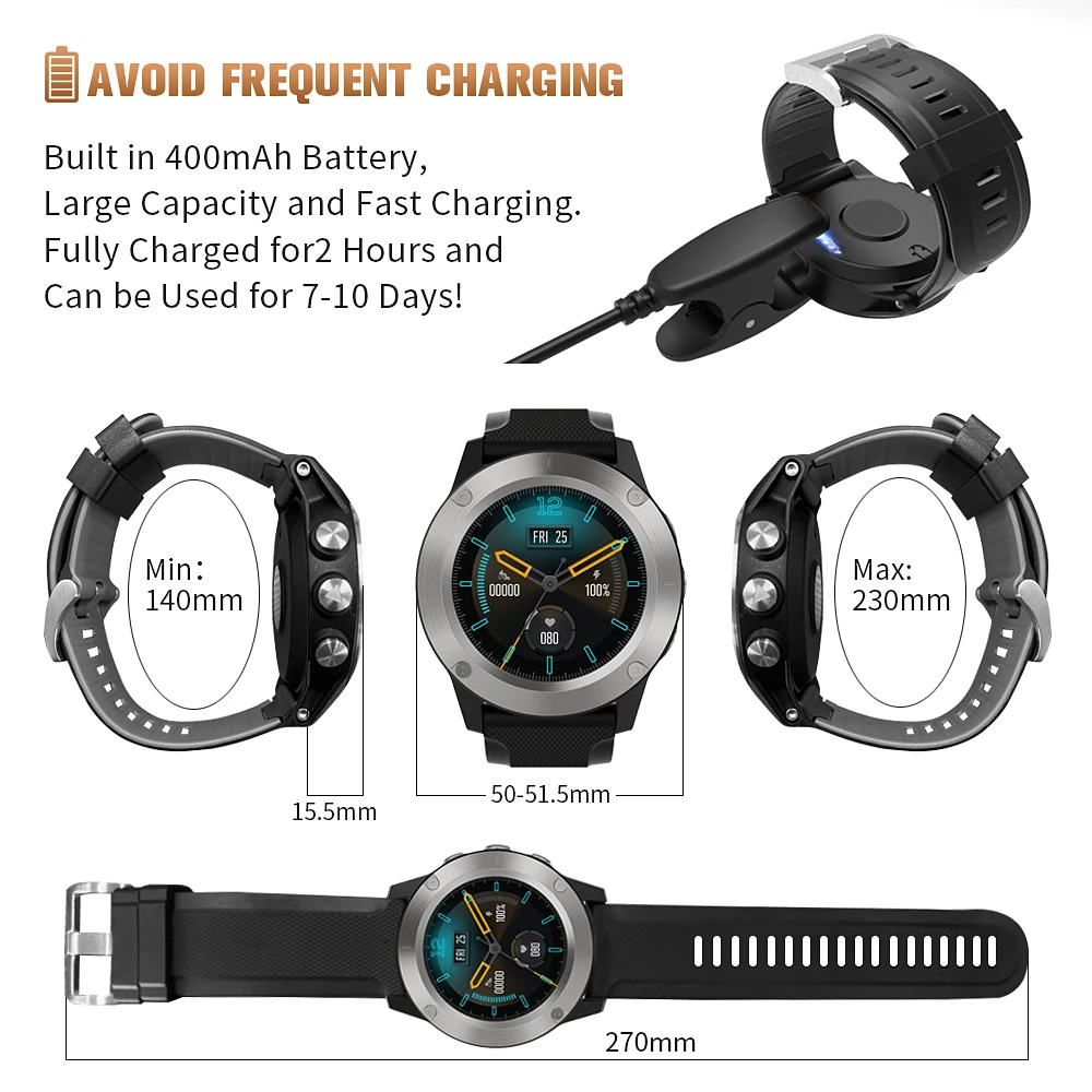

Bluetooth Bracelet Waterproof Watch Outdoor Mountain Climbing Heart Rate Altitude Measurement Metronome Sports Wristband MG-R911