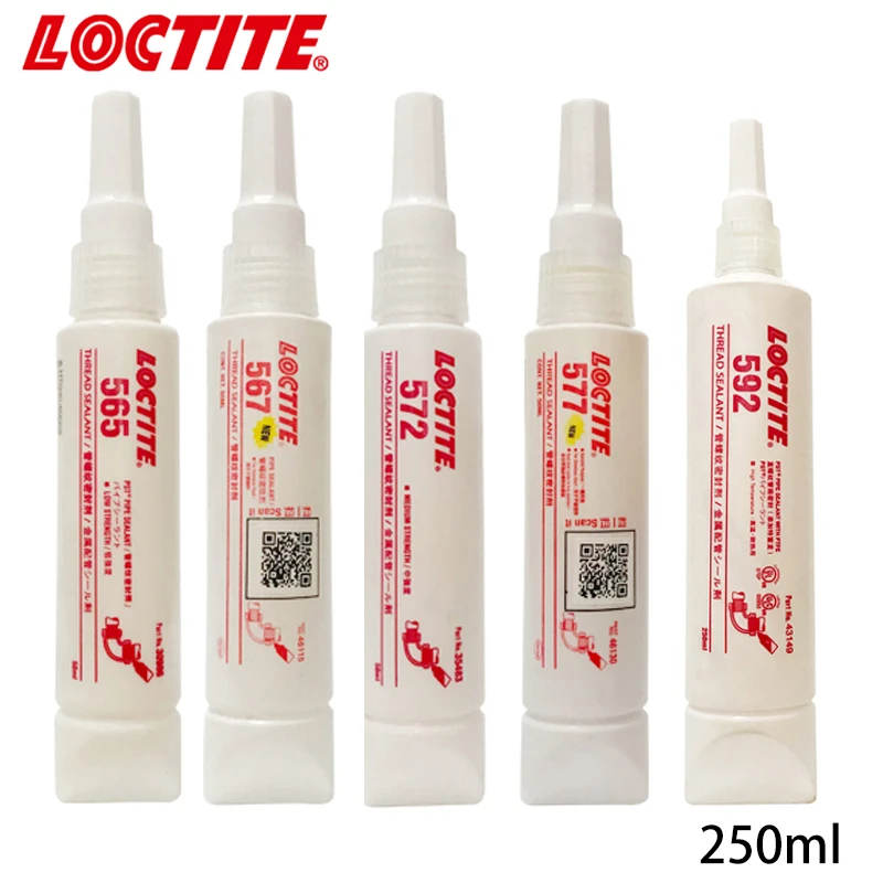 Герметик Loctite 50/250 мл 565 567 572 577 573 592 высокотемпературная Трубная нить анаэробный