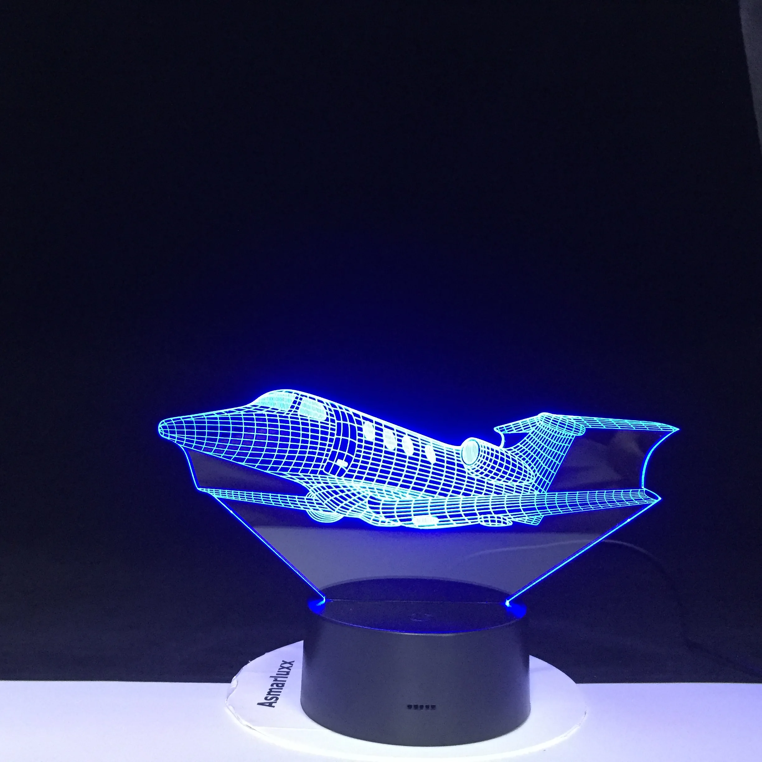 Детские комплекты одежды с изображением самолета 3D светодиодный Ночной
