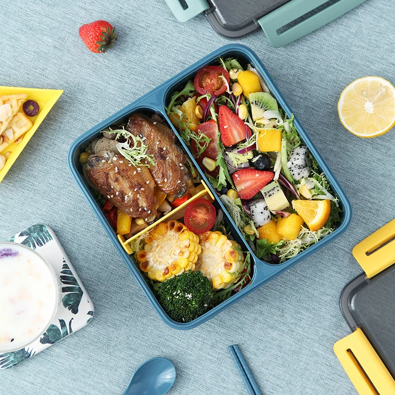 Портативный Ланч бокс bento в японском стиле для детей уличный Герметичный пищевой