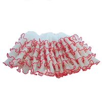 1m pleated high quality dress lace fabric 15cm applique ribbon elastic voile trim lace fabric sewing guipure encaje koronka qz26