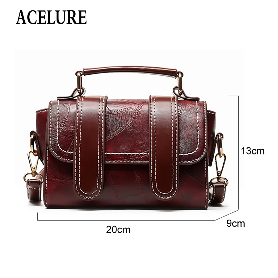 Сумка на плечо ACELURE из искусственной кожи для женщин мессенджеры известного