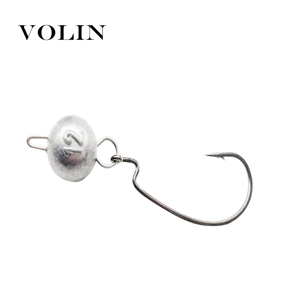 Volin новый 5 шт. 2g 3g с функцией 5g 7 г 10 12 14g 18g 21 рыболовный грузик из свинца приманки