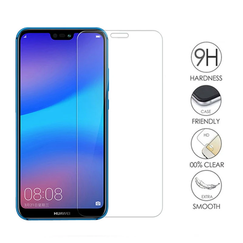 Закаленное стекло для Huawei P20 Lite 3 1 шт. Защитное экрана Pro P10 Honor 8s 9 10 8X чехол|Защитные