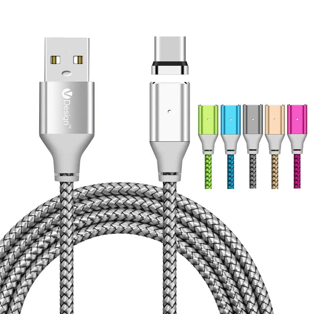 Gold Type C Cable 3/6/10ft Магнитный Micro Тип usb-C IOS Зарядное устройство передачи данных кабель для iPhone и Android для samsung Galaxy A3/A5/A7 - Цвет: Gold Type C Cable