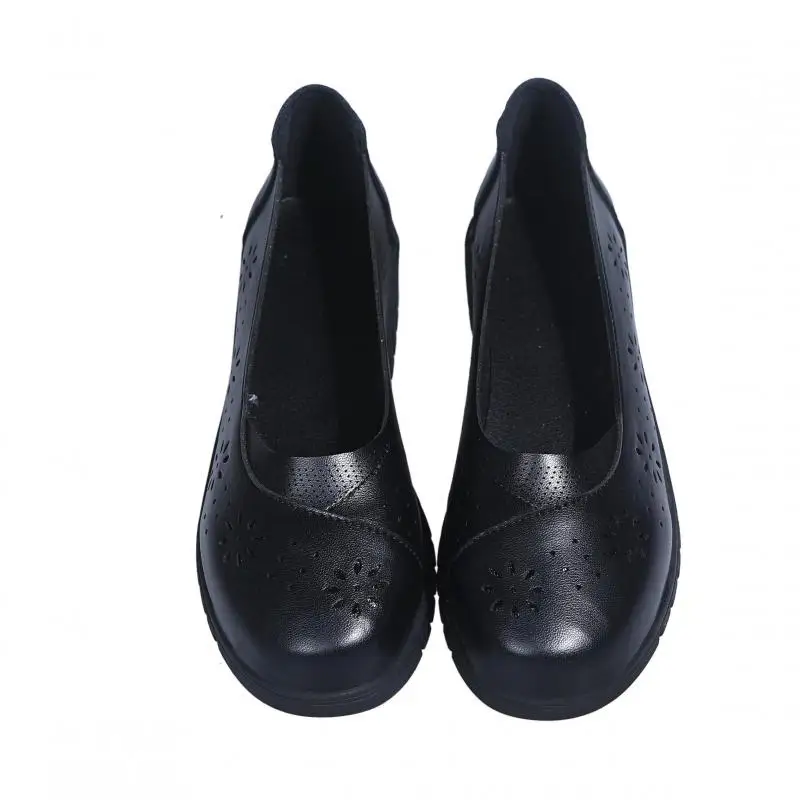 Shallow Mouth Shoes Women 2021 Spring New European and American Shallow Mouth Casual Shoes Hollow Flat Comfortable Women's Shoes