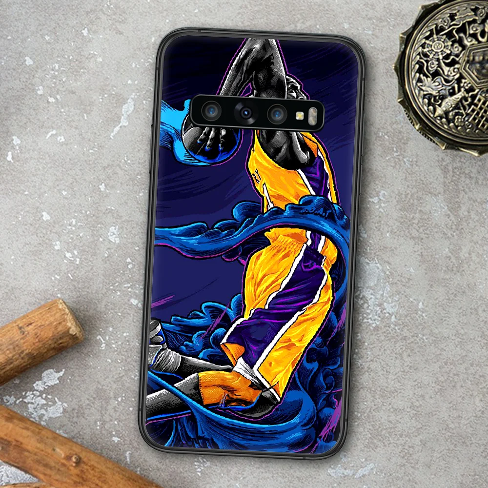 

Kobes-Black 24 Basketball Phone Case For Samsung Galaxy Note S 8 9 10 20 Plus E Lite Uitra black Hoesjes Luxury Bumper Fashion