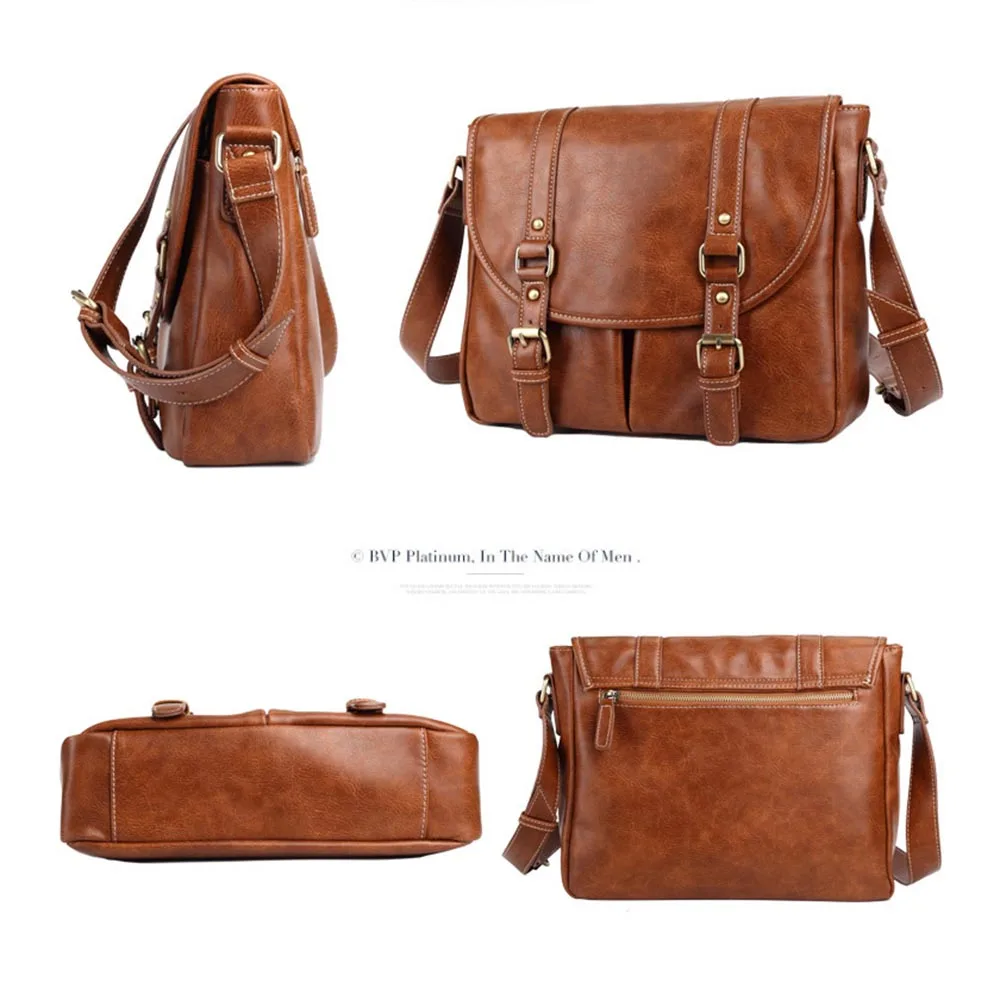 Дорожная сумка Повседневная Деловая кожаная мужская черная модная