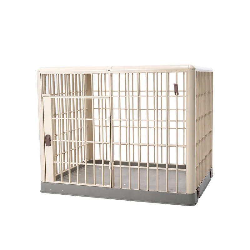 

Resin dog cage with sunroof for small and medium-sized dogs indoor cushions for household fenced dog villas pet kennels
