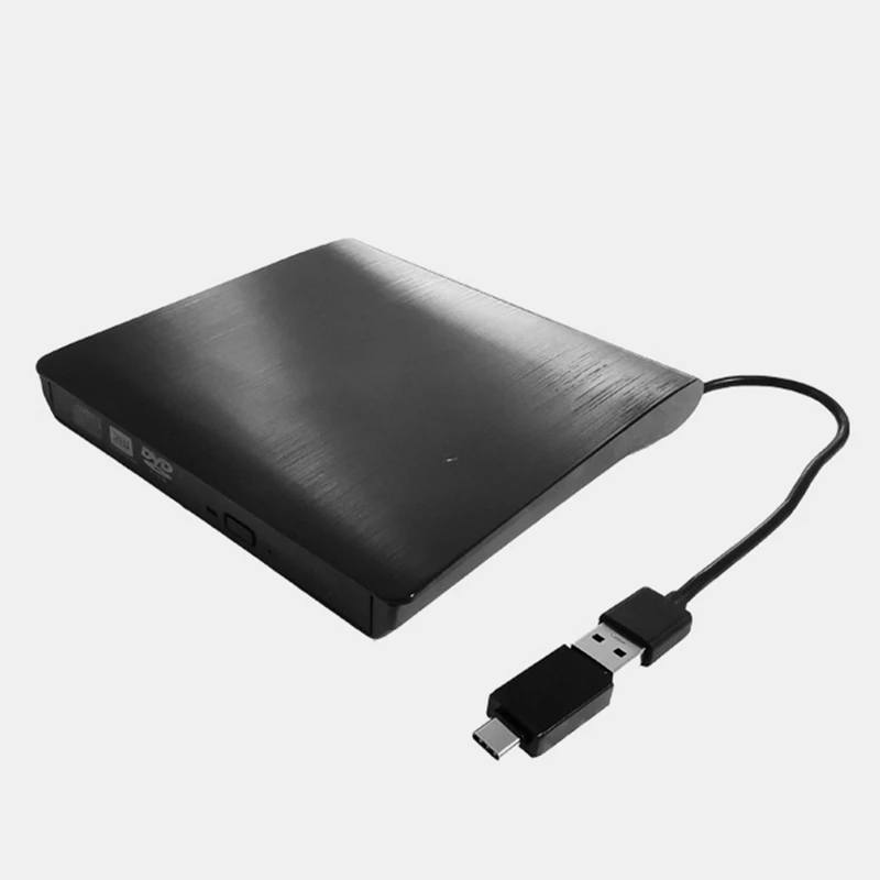 External CD DVD Drive USB3.0 + Type-C Player Burner For Laptop MAC IMAC Win 10/8/7 / XP PC | Компьютеры и офис