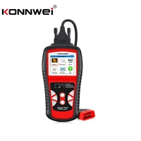 konnwei elm327 obdii obd2 eobd scan tool auto diagnostic scanner for reading and clearing vehicle trouble codes red