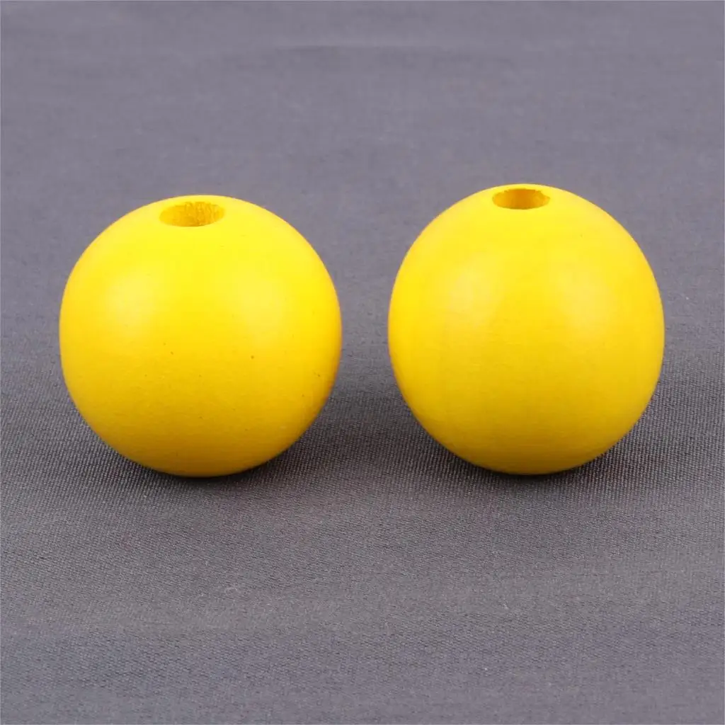 10 шт. бусины из натурального дерева 25 мм|beads for diy|spacer beadswooden balls |