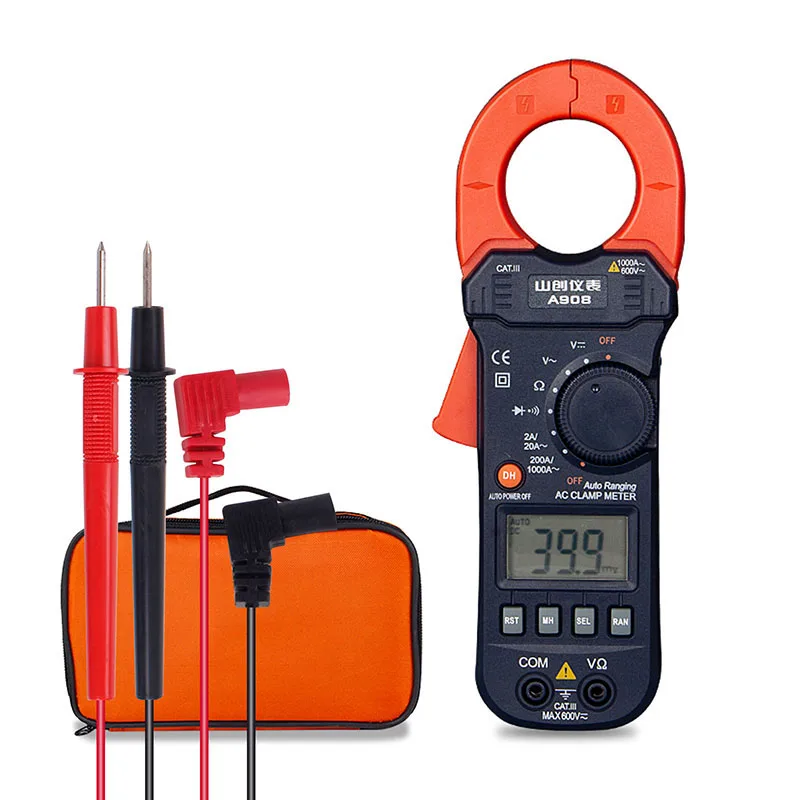 100% фирменный цифровой амперметрический измеритель переменного тока 2 а ~ 200 А