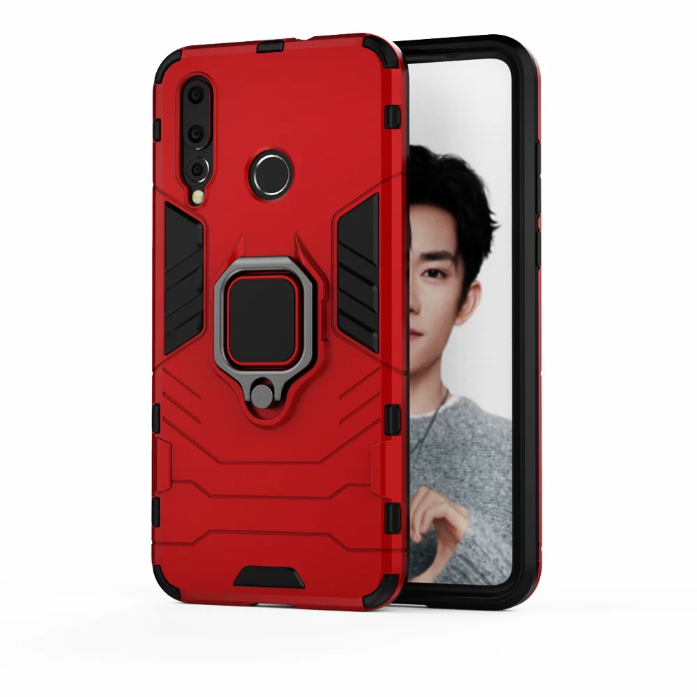 

Shockproof Armor Case For Huawei Nova 4 Case Ring Holder Stand Phone Cover For Huawei Nova 4 4e Nova4 Nova4e 4 e Funda Capa