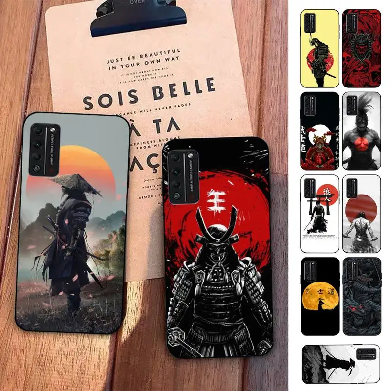 

Japan The samurai Ninja Phone Case for Huawei Honor 10 i 8X C 5A 20 9 10 30 lite pro Voew 10 20 V30
