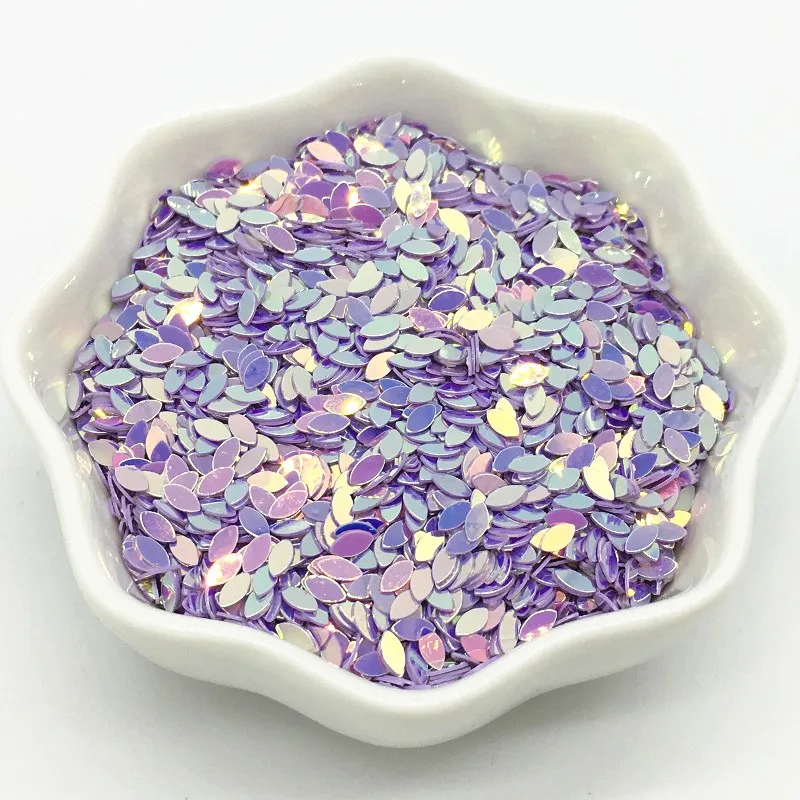 Блестки 2*4 мм овальные мини-блестки в виде конского глаза для ногтей швейные