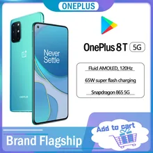 OnePlus teléfono móvil inteligente 8T, celular con 12GB RAM, 256GB Rom, cámara cuádruple de 48MP, Snapdragon 865, Pantalla AMOLED fluida de 120Hz, carga 65W (1)